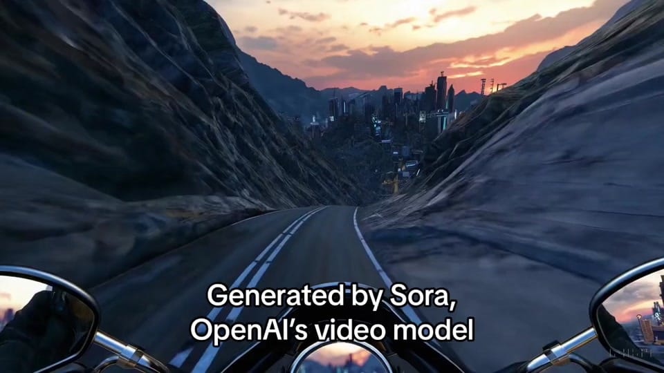 Generated by Sora OpenAI's text-to-video model 161